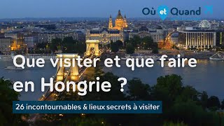 Que visiter et que faire en Hongrie  26 lieux INCONTOURNABLES amp LIEUX SECRETS [upl. by Sapienza128]