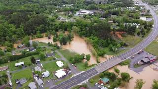 Pigeon Forge Flooding  Wears Valley Rd  542021 [upl. by Malcah]