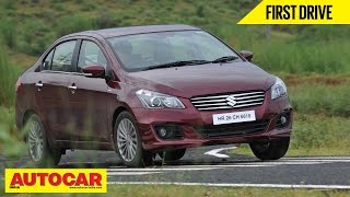 2014 Maruti Suzuki Ciaz  First Drive Video Review  Autocar India [upl. by Byran324]