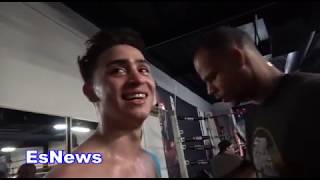 Real Tension Jose Benavidez Sr vs Caleb Plant EsNews Boxing [upl. by Seldun]