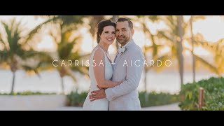 Barceló Maya Palace Wedding  Carrissa  Aicardo  Riviera Maya Wedding Highlights [upl. by Nauqahs]