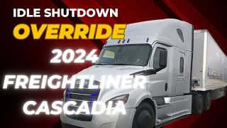 How to idle 2018 Freightliner Cascadia [upl. by Denie964]