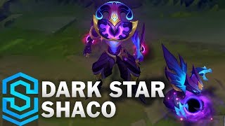 Dark Star Shaco Skin Spotlight  PreRelease  League of Legends [upl. by Wrennie]