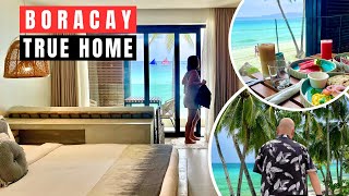 Boracay Station 1 Hotel  True Home Hotel amp Bistro 2024 [upl. by Esoryram]