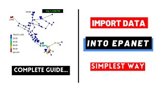 How to Import ExcelSurvey Coordinates Into EPANET Software  EPANET Tutorial Simplest Way [upl. by Kcinomod95]