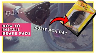 GPC brake pads REVIEW  PASOK SA BUDGET PERO QUALITY  how to replace brake pads  step by step [upl. by Aylsworth]