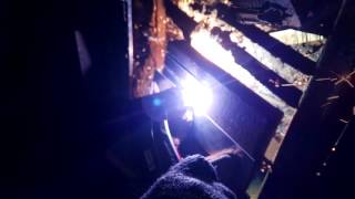 Topwell CUT100H with Thermal Dynamics SL100 torchManual plasma Cutting on 30mm Steel Plate [upl. by Ermina]