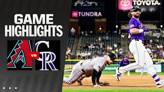 Dbacks vs Rockies Game Highlights 91624  MLB Highlights [upl. by Kreiker254]