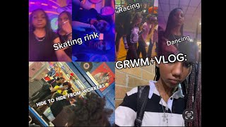 GRWMVLOGskating rink VlOG [upl. by Nnanaej266]