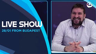 EHF EURO 2022 LIVE Show form Budapest  with László Nagy Carlos Prieto amp Tamás Mocsai [upl. by Gavrielle]