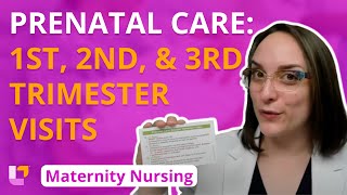 Prenatal Care 1st 2nd and 3rd Trimester Visits  Pregnancy  Maternity Nursing  LevelUpRN [upl. by Crispas]