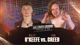 Billy Okeefe VS Ian Creed Steel cage match highlights [upl. by Danyette648]