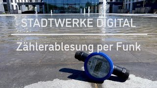 Stadtwerke Digital  Wasserzähler per Funk ablesen [upl. by Rehpotisrhc]