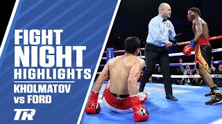 INSTANT CLASSIC Raymond Ford Stops Otabek Kholmatov In Final Seconds  FIGHT HIGHLIGHTS [upl. by Haleak]