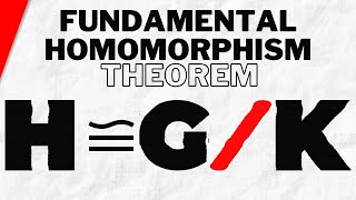 Proving The Fundamental Homomorphism Theorem  Abstract Algebra [upl. by Varden]