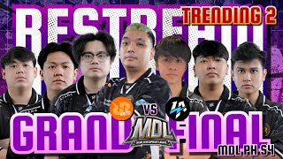 TRENDING 2 GRAND FINAL MDL PH S4 RRQ KAITO VS LAZY ESPORTS MLBBIDCreator [upl. by Haman]