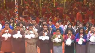 blessing for Terchen Janglung at Autsho Lhuntse by HH Je Rinpochhe [upl. by Conway]