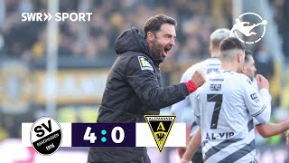 3 Liga Sandhausen nach klarem 40Sieg wieder Tabellenführer  SWR Sport [upl. by Naujik652]