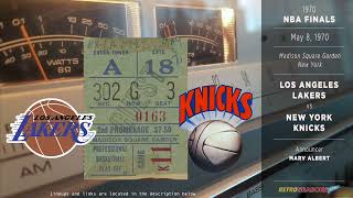 1970May08 • NBA Finals Game 7 • Los Angeles Lakers at New York Knicks  Radio [upl. by Nonarb]