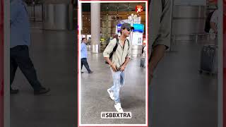 Ishaan Khattar back in town with style Rocking that effortless airport look SBB Xtra Shorts [upl. by Alyaj2]