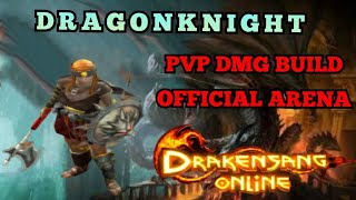 Drakensang Online  DragonKnight  PVP OFFICIAL ARENA DMG BUILD Follow Along [upl. by Ned862]