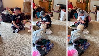 Boy Adopted For Surprise Christmas Present [upl. by Enyrat682]