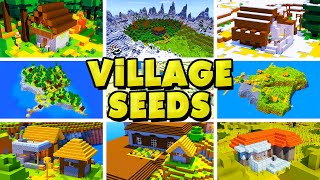 Top 20 Best VILLAGE SEEDS for Minecraft 1206 [upl. by Rika207]