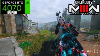 MW3 on PC Game Pass  RTX 4070 SUPER 1440P  Multiplayer FPS Test [upl. by Alohs284]