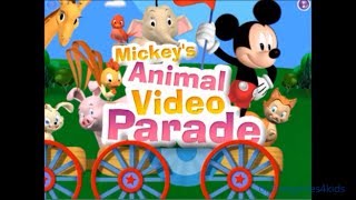 Mickeys Animal Video Parade Mickey Mouse Clubhouse Game [upl. by Reiko]