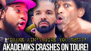 🔞Akademiks CRASHES OUT on Touré for saying Drake NEVER GAVE AK SHT 🤯 ShowfaceNews [upl. by Ahtrim410]