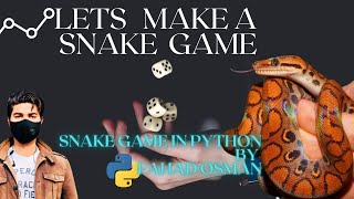 HOW TO MAKE SNAKE GAME IN PYTHON [upl. by Enelyak727]