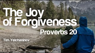 The Joy of Forgiveness Proverbs 20 Sermon by Tim Yelchaninov sermon bible lesson forgive [upl. by Ahsinyar]