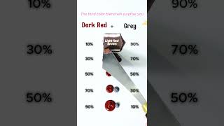 How Many Colors Will Dark Red amp Grey Make You’ll Be Surprised painting art diy satisfying [upl. by Halle887]