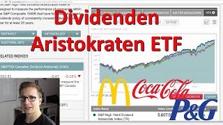 Alle US Dividenden Aristokraten mit einem ETF kaufen Diesen ETF nutze ich Dividenden ETF [upl. by Also]