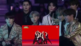 BTS Reaction to ENHYPEN GivenTaken Performance  MAMA 2020 [upl. by Olshausen]