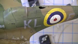 ep284  fundamentals building the tamiya 148 spitfire mk1 part 19 [upl. by Meriel]