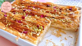 Delicious Dessert With Phyllo Pastry  TikTok Viral Recipe [upl. by Eerdua]