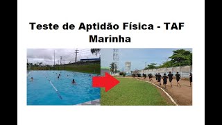 TAF  Teste de Aptidão física da Marinha Minha experiência [upl. by Adnohsar33]