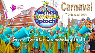 Grote Twentse Carnavalsoptocht in Oldenzaal Carnaval 2024 [upl. by Ylsel]