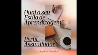 Os tipos de aprendizagem segundo Kolb  Perfil Assimilador [upl. by Esela]