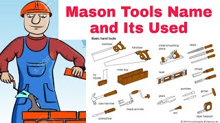 Mason Tools and Their Used [upl. by Ellinad]