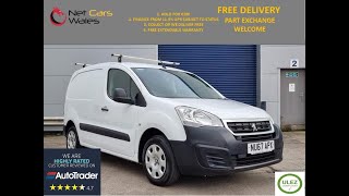 2017 67 Peugeot Partner 16 BlueHDi 854 Professional L1 5drCamera Park Sensors Sat Nav [upl. by Doownelg228]