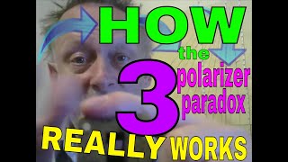 HOW THE TRIPLE POLARIZER PARADOX REALLY WORKS VeritasiumContest [upl. by Ayres]