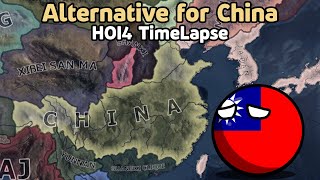 Alternative for China  HOI4 Timelapse [upl. by Runck]