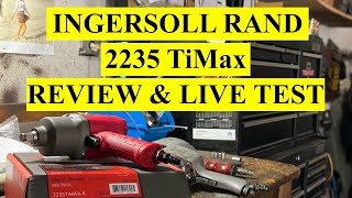 Ingersoll Rand 2235TiMax 12 Impact Gun  Reviewamp Real Live Test [upl. by Annatnom]