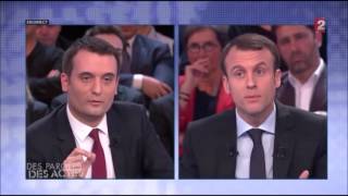 Emmanuel Macron face à Florian Philippot  DPDA [upl. by Atoel]