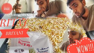 Best Hyderabadi Dum Briyani in Abu Dhabi 3 kg Ritaj Briyani eating Challenge [upl. by Jamison]