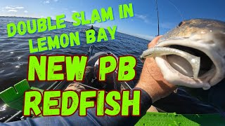 Double Slam In Lemon Bay  New PB Redfish [upl. by Alysia]