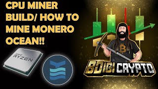 CPU Miner Build  How To Mine With Monero Ocean [upl. by Dnalevelc]