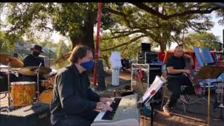 20201003 The Blue Third jazz trio at the Natchitoches Classic Car Show [upl. by Gnanmos]